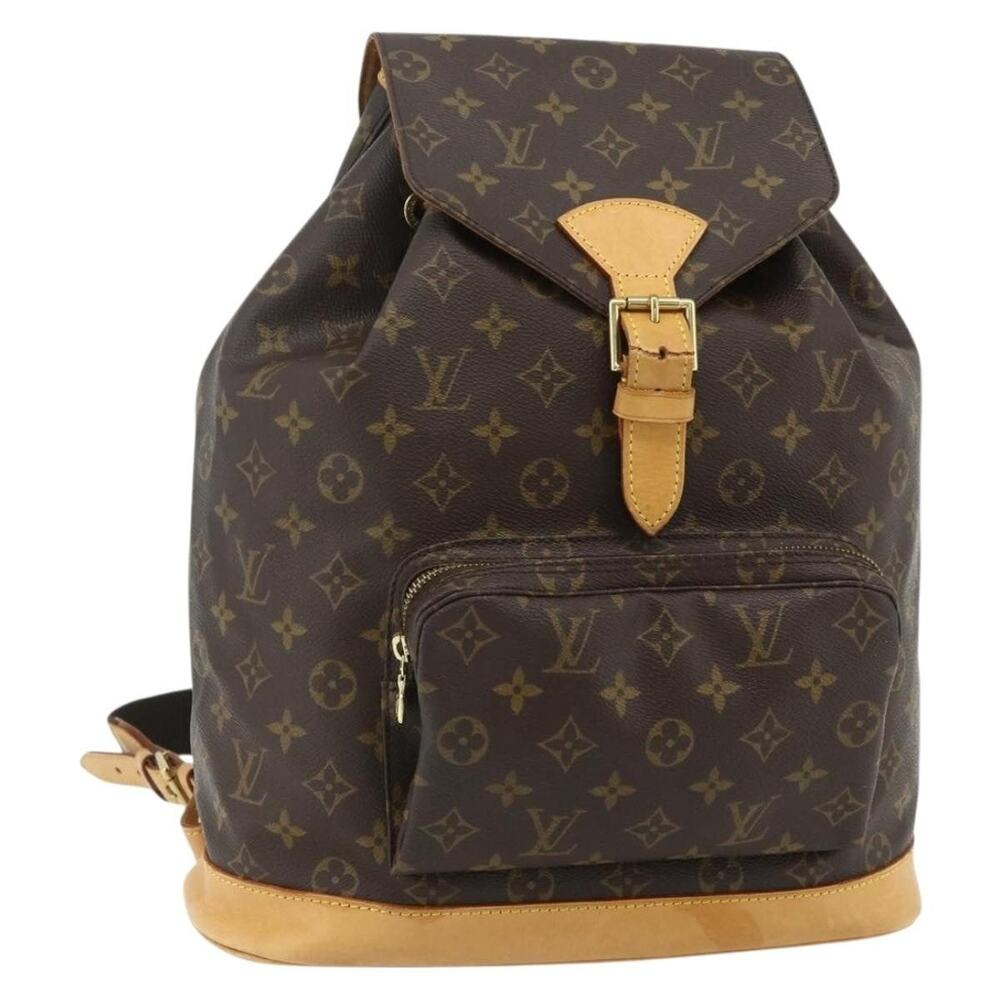 Louis Vuitton Monogram Montsouris GM Backpack Brown